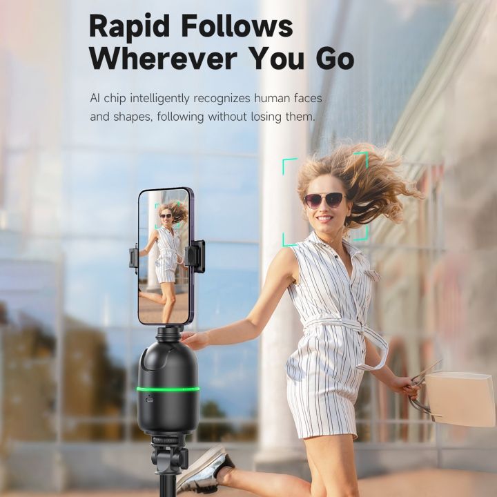 360%20Degrees%20Auto%20Face%20Tracking%20Gimbal%20Auto%20Tracking%20Phone%20Holder%20Smart%20Selfie%20Gimbal%20Stabilizer%20-%20Image%202