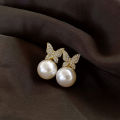 Fashion Delicate Pearl Women’s Stud Earrings Girls Accessories for Special Day Korean Style Female Earring. 