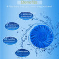 Toilet Deodorizer Long-term Cleaning Toilet Cleaner Deodorization Flushing Lemon Fragrance Blue Bubble Toilet Cleaning Tool. 