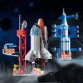 SF Space Rockets Building Blocks Kit Compatible with Lego Bricks Classic Model For Children Adults Toys. 