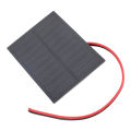 Micro Solar Panel Monocrystalline Portable Solar Cell Eco Friendly with Cable for DIY Science Project for LED Light. 