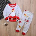 【BestGO】Boys And Girls Spring And Autumn Christmas Long Sleeve Santa Claus Two Pieces Home Wear Children'S Clothing Instagram Baby Girl Clothes Kids Fortnite Toddler Skirt Shorts Panties Dress Unicorn Mickey Minnie Kid Dresses Princess Robe Infantis. 