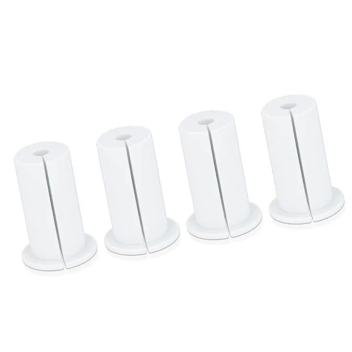 4PCS Beautifying The Wall Rubber Cable Routing Kit 1*2in White Cable ...