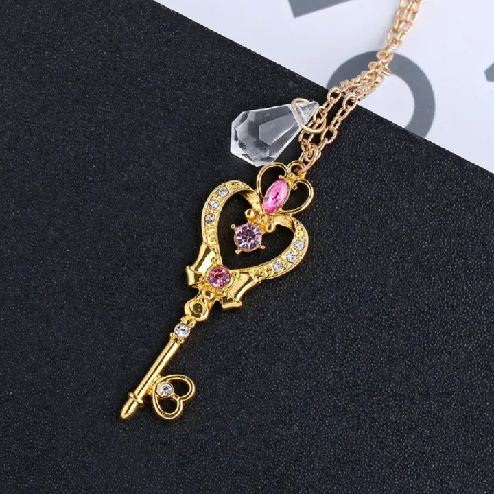 Sailor%20Pendant%20Moon%20Love%20Crown%20Magic%20Key%20Necklace%20Sweater%20Chain%20for%20Women%20Girl%20Jewelry%20Gift%20-%20Image%205