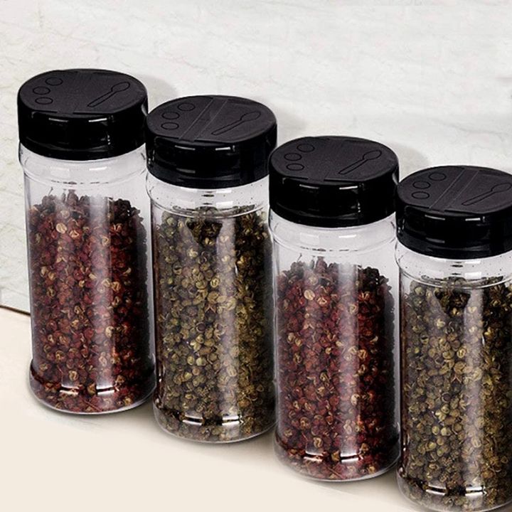 Glass%20Salt%20and%20Pepper%20Shakers%20Spice%20Bottle%20Seasoning%20Jar%20Empty%20Lid%20Flip%20Top%20Cap%208pcs%20-%20Image%204