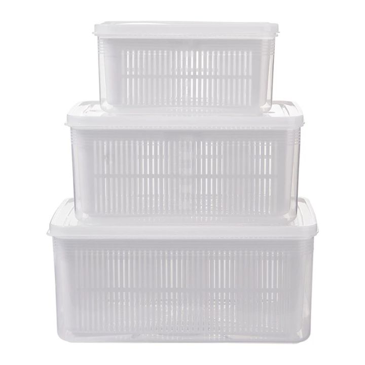 Kitchen%20Plastic%20Double%20Drain%20Basket%20with%20Lid/Household%20Refrigerator%20Rectangular%20Storage%20Boxs/Fruit%20Vegetable%20Cleaning%20Strainers%20Kitchen%20Tools%20-%20Image%208