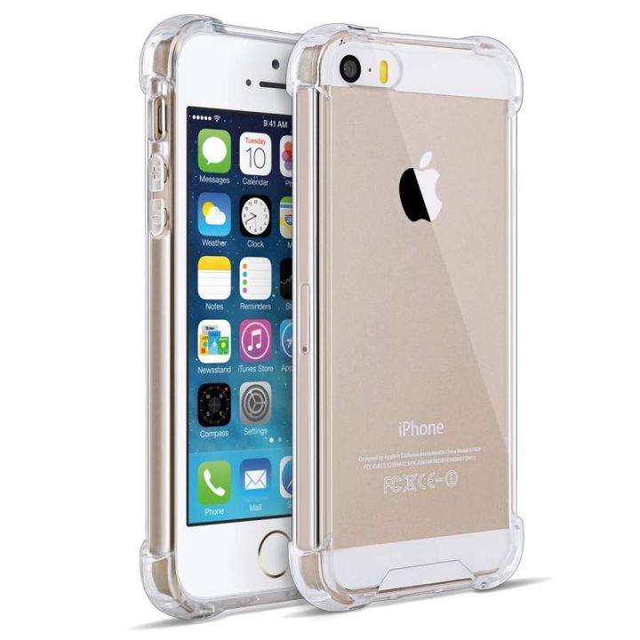 Iphone 5/5s Protective Thick Balloon Back Cover Air Bag Anti Shock Clear Transparent Back Case For Iphone 5/5S