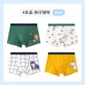 15 years old boxer panties 2-4 pieces children's underwear boys cotton comfortable cartoon animal pattern baby underwear flat. 