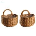 Kitchen Storage Basket Woven Hanging Baskets for Vegetables Toiletries Onion 17cmx13cmx15cm. 