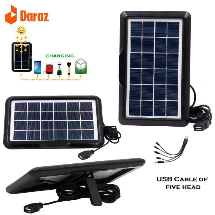 Fast%20charger%20Portable%206V%203.2W%20Polycrystalline%20Solar%20Panel%20for%20cell%20phone%20Charging%20with%205%20in%201%20cable%20Solar%20Panel%20board%20-%20Image%202