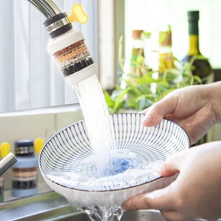 Houseeker%20360%C2%B0Rotating%20Faucet%20Extender%20Shower%20Kitchen%20Faucet%20Booster%20Water%20Filter%20Tap%20Head%20Nozzle%20Activated%20Carbon%20Water%20Purifier%20-%20Image%202