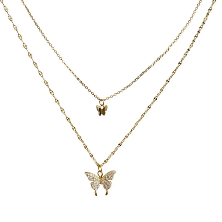Elegant%20Plated%20Chain%20Butterfly%20Necklace%20-Multi-Layer%20Link%20-Charm%20Pendant%20Clavicle%20Choker%20Necklace%20for%20Women%20Statement%20Jewelry%20-%20Image%207