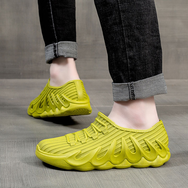 Soft Bottom Lightweight Low Top Rubber Shoes Men's Non-Slip Deodorant Waterproof Shoes Men's Short Tube Rain Boots Men's High-End Water Shoes