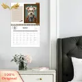 SuperRide Dog Wall Calendar 2025 2025 Cute Dog Wall Calendar Monthly Family Planner Organizer for Fun Time Management Buyers' Favorite Light Air Damage Protection Calendar. 