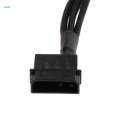 Case Fan 3Way Splitter Cable 3/4Pin Extension Cords Converter Adapters. 