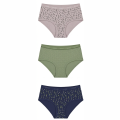Amante Cotton Hipster Brief Solid Pack Of 3. 