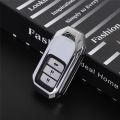 Auto Smart Protection Key Covers Accessories Car Styling Case For Honda Civic Accord EX EXL Crv Crz Hrv Zinc Alloy Key Shell. 