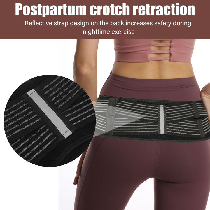 Sacroiliac%20Belt,%20Hip%20Brace%20Reflective%20Strip%20Size%20Adjustable%20Nylon%20Polyester%20Rubber%20for%20Exercise%20-%20Image%208