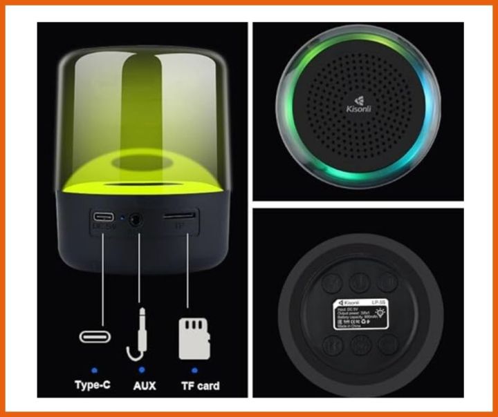 Bluetooth%20Speaker%20Kisonli%20LP-5S%20mini%20Bluetooth%20Speaker,%20Portable%20Wireless%20TWS%20-360%20Degree%20Stereo%20Sound%20(3W)-%206%20Modes%20RGB%20Light%20effect%20%E2%80%93%20AUX%20Audio%20Input/TF%20card/USB%20Playback%20%E2%80%93%20800mAh%20Battery%20(3-5%20hours)%20chargeable%20-%20Image%207