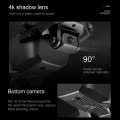 E99 Pro Drone With HD Camera - 4K Dual Camera 25 Minutes 200M Distance Headless Model Night Flying WIFI Foldable Drone. 