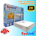 SysLink  5MP - 4 Channel Wireless CCTV Camera Kit With 6Ch 5MP Wireless  NVR. 