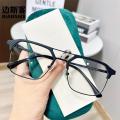 Luxury Computer glasses Trendy Flat mirror UV400 Sunglasses Transparent Eyeglasses for Office Outdoor Fashion Gaming Digital eye strain Women Men. 