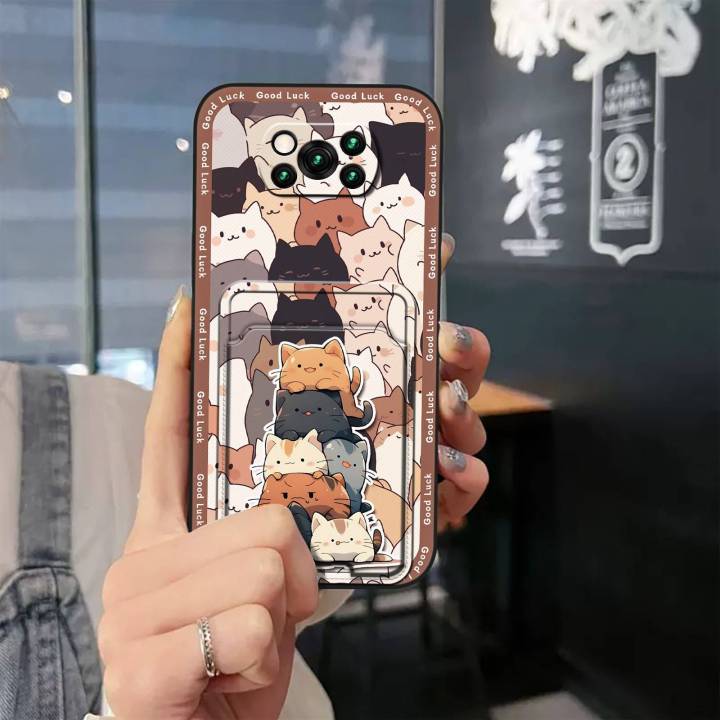Card%20slot%20Waterproof%20Phone%20Case%20For%20Xiaomi%20Poco%20X3%20NFC/X3%20Pro%20Anti-dust%20protective%20Soft%20case%20Dirt-resistant%20Back%20Cover%20-%20Image%205