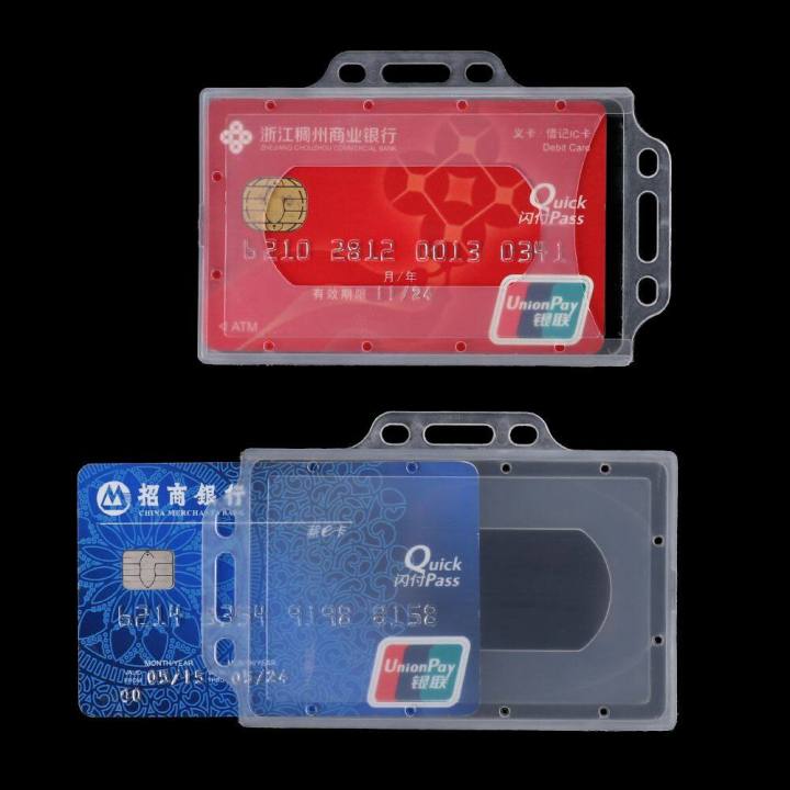 %E3%80%90ALLGOOD%E3%80%911/3pcs%20Acrylic%20Plastic%20Multi-use%20Hard%20Plastic%20Badge%20Work%20%20Holder%20Protector%20Cover%20Case%20%20Holder%20Useful%20Design%20-%20Image%207