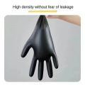 【Fast Delivery 1-4 day】100 Pcs Black Thickened Disposable Gloves PVC Nitrile Rubber Protective Food Grade Dishwashing Cleaning Gloves for Kitchen Restaurant Industrial Use. 