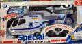 REMOTE CONTROL 3D BRIGHT LIGHT TURN 360 DEGREES MOVING INFRARED  MULTI FUNCTIONAL SPECIAL POLICE HELICOPTER. 