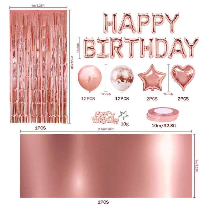 Rose%20Gold%20Party%20Decor%20with%20Happy%20Birthday%20Banner,%20Heart%20Star%20Confetti%20-%20Image%202