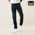 Moose Men’s Slim Fit Jeans – Dark Indigo. 