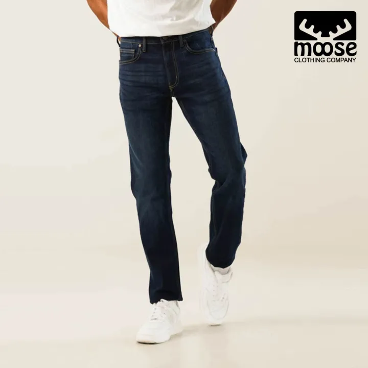 Moose Men’s Slim Fit Jeans – Dark Indigo
