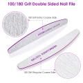 100/180 Grit Nail Files and OPI Buffers for Acrylic Nails Professional Double Sided Emery Boards Coarse Nail File Manicure Tools. 