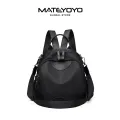 MATEYOYO Women's Fashion Backpack Simple Bag Waterproof Large Capacity Backpack PU Women Small Backpack School Bag for Teenager Girls Travel Backpack. 