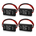 4Piece GS-100A Brake Light Flasher Module DC 12-24V 2A High Brake Controller Tail Lamp Safety Prompt Controller. 