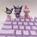 Cute Sanrio Kuromi Melody Transparent Keycap Creative Single Personality 3D DIY Customized Mechanical Keyboard Esc Keycap. 