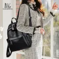 LouisWill Women’s Backpack Shoulders Bag Fashion Backpack Waterproof PU Large Capacity Backpack Casual Zipper Packs Multiple Pockets For Girls Teens Women’ Fashion. 