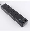 Power Strip Socket Universal Multi Plug 1 2 3 Outlest 110~250V 4 USB 5V 2.1A 2500W Black White Extension Cord Electric Sockets. 
