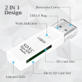 USB 3.0 Card Reader 2 In 1 SD Micro SD TF Memory Card Adapter For PC Laptop Accessories Flash Drive Card Reader. 