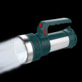AKKO STAR AK87290 LED Rechargeable Torch Long Battery Life 8W+12W White IP65 Rechargeable Flashlight. 
