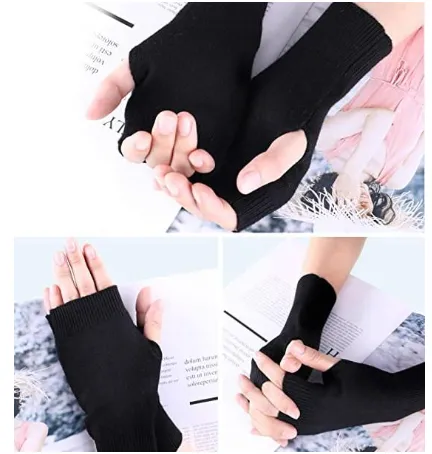 Winter%20Gloves%20Women%20Men%20Stylish%20Hand%20Warmers%20Arm%20Ladies%20Cotton%20Knitted%20Warm%20Mitten%20Fingerless%20Gloves%201Pair%20-%20Image%207
