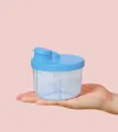 Formula Dispenser Travel - Milk Box Milk Powder Container, Baby Milk Powder Dispenser, Powdered Milk Holder Dosing Pot With 3 Bottle Dividers, Baby Milk Powder Formula Container, Candy Fruit Box For Kid Toddler Children Travel. (9.5 X 9.5 X 6 CM). 