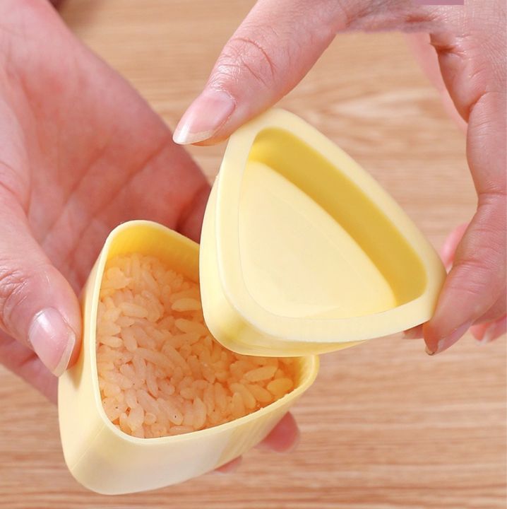 Yellow Size Triangle Onigiri Mould Sushi Mould Kids Rice Bento DIY ...