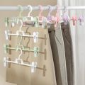 [READY STOCK] Split-new 1pcs Multifunctional High-quality Clothes Hanger / Non-Slip Trousers Rack Clip / Clothespin Pants Clamp with Swivel Hook / Home Office Multifunction Wall Racks. 