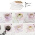 5psc/lot Bouquet Wrapping Paper Valentine's Day Wedding Rose Floral Wrapping Paper Birthday Party Favor Flower Wrapping Ribbons. 