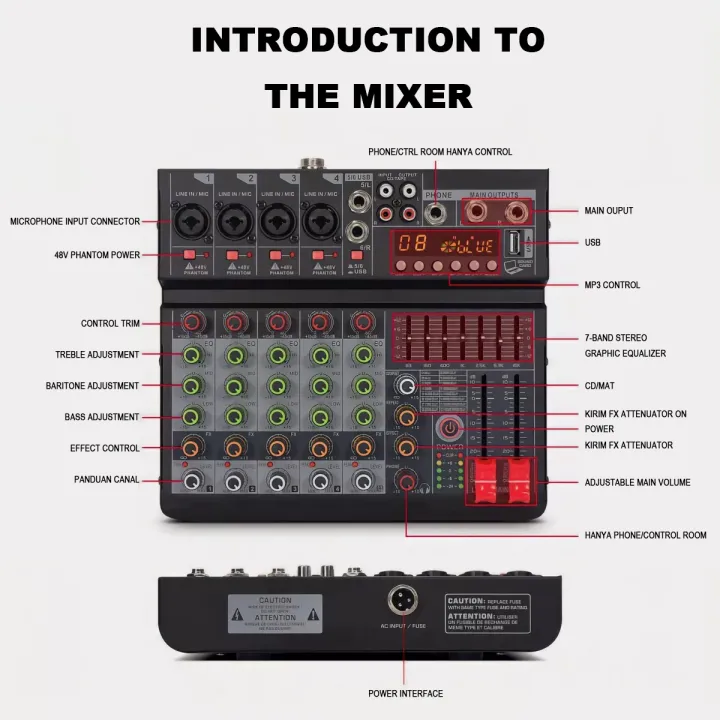 BOMGE%20RV6%20Professional%206-Channel%20Audio%20Mixer%20with%2016%20DSP%20Effects,%207-Band%20EQ,%20Independent%2048V%20Phantom%20Power%20Function,%20USB%20Interface%20Recording,%20Suitable%20for%20Studio/DJ%20Stage/Party/Home%20Recording%20-%20Image%204
