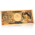 Anime Plastic One Piece Foil Pirate 100 Trillion Yen Commemorative Coin Foil Anniversary Coin Child Gift. 