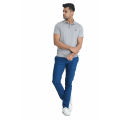 Moose Men’s Slim Fit Chino Pant - Steel Blue. 