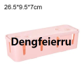 Dengfeierru Wire Cable Storage Box Tidy Wire Organizer Cable Management Phone New style Data Line Storage Case Safety Home Room Container Solid Colors. 
